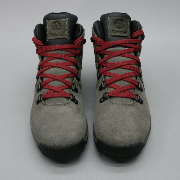 Timberland Men's 7.5 Scramble Gray Suede Leather Hiker Trail Ankle Boots - A1ZV7 - Picture 5 of 12